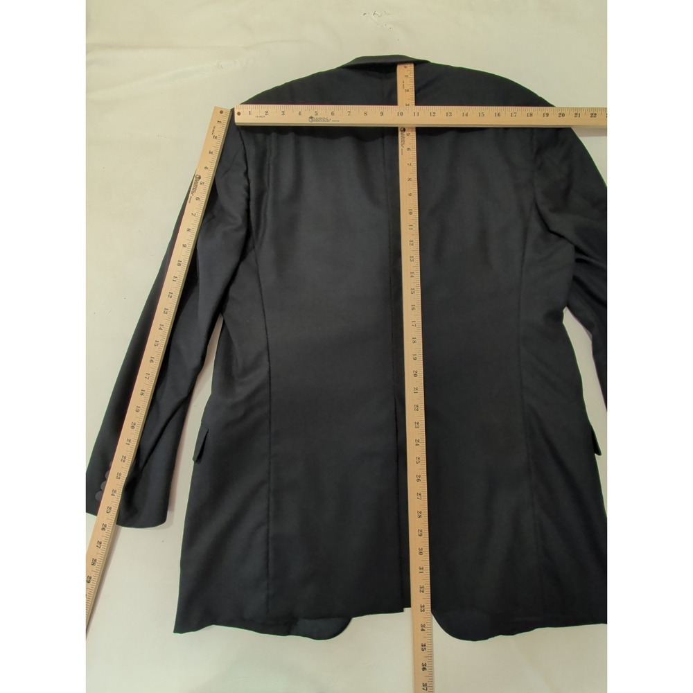 Hickey Freeman 2 Piece Tuxedo Mens 44L Black Wool 36x32 Formal Wedding Event - Picture 11 of 13